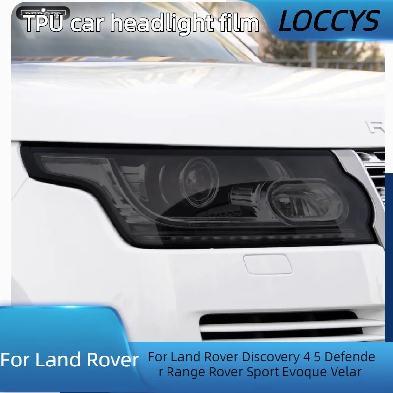 

Защитная пленка для автомобильных фар, для Land Rover Discovery 4 5 Defender Range Rover Sport Evoque Velar