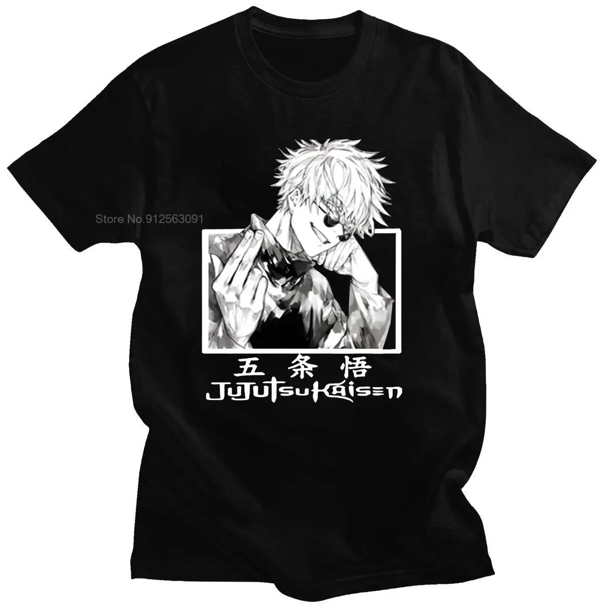 

Hot Sale Jujutsu Kaisen Fashion T-Shirt Printed High Quality Casual Tshirt Comfortable Hip-pop Four Seasons Streetwears