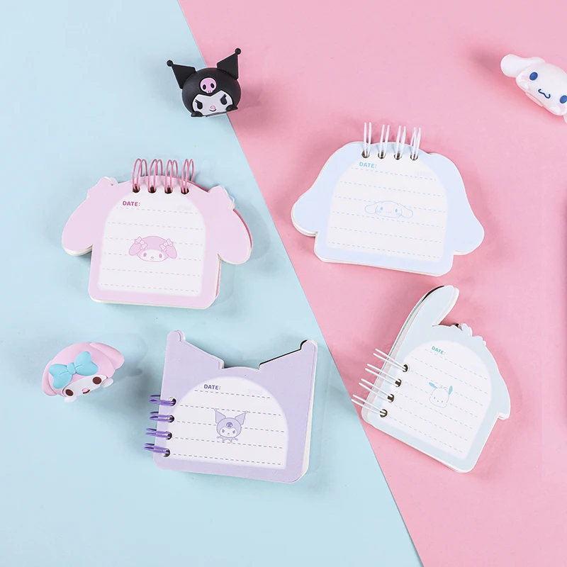 

Kawaii Sanriod My Melody Kuromi Cinnamoroll мультфильм милый в японском стиле творческий аниме периферийный маленький блокнот