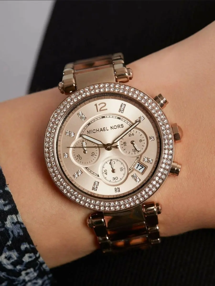 Часы женские наручные Michael Kors Parker оригинальные в подарочной упаковке кварцевый механизм MK6832 (art.: 3920bf28fe592) - 3920bf28fe592