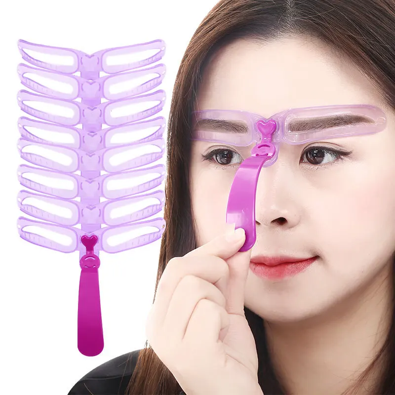 

2022 Thrush Card Handheld Beginner Full Set of Three-dimensional Eyebrow Card Eyebrow Sticker Eyebrow Aid Make Up Accessories