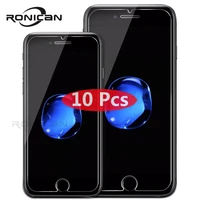 10 pack tempered glass for iphone 7 8 6 6s plus screen protector protective glass film for iphone xs max xr x 5 5s se 4 4s case