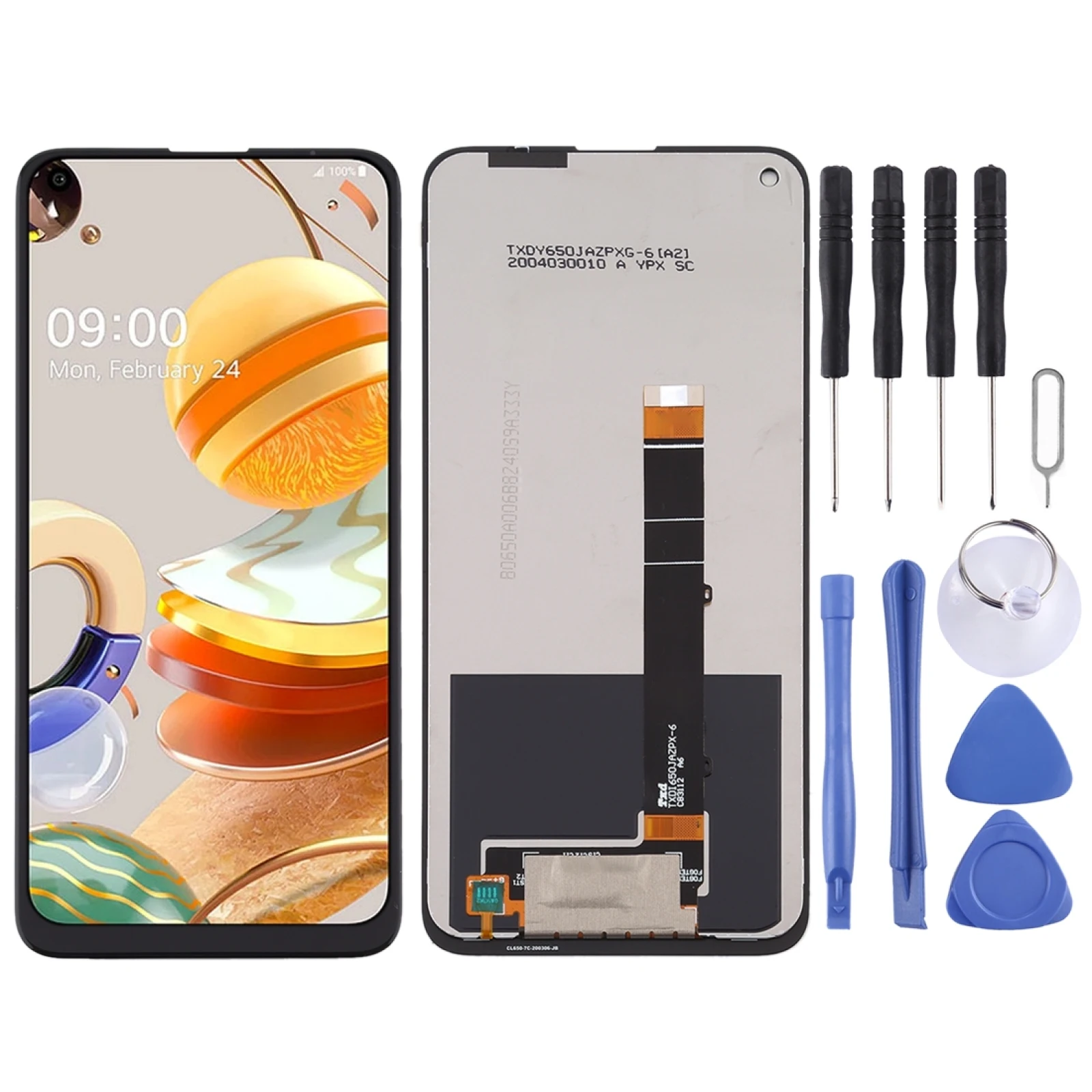 

ЖК-экран и дигитайзер в сборе для LG K61 LMQ630EAW LM-Q630EAW Замена