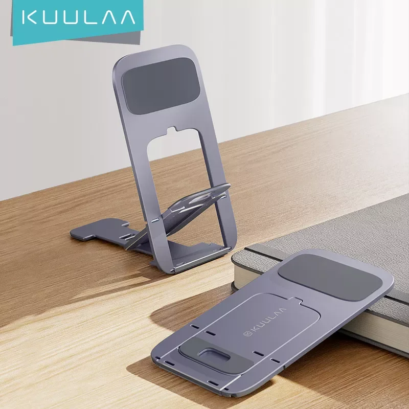 

NEW2023 KUULAA Phone Holder Stand Aluminum Cell Phone Stand Mobile Phone Support For iPhone 13 12 Xiaomi Samsung Huawei