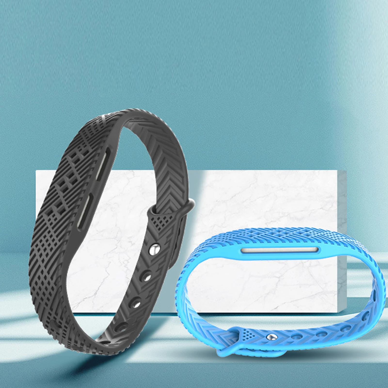 

Silicone Mosquitoes Repeller Bracelets Plant Extract Essential Oils Hand Wristband For Adults Children Babies Outdoor Indoor Use