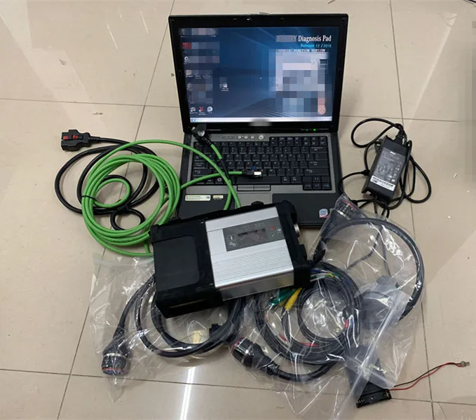 Супер MB SD C5 с программным обеспечением SSD 480 ГБ V2023.06, установленным на ноутбуке D630 (4G) WIN11 для диагностического инструмента Mercede