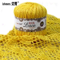 5pcs 50gball line 8th lace cotton crochet line summer lace wool fine cotton line yarn for knitting