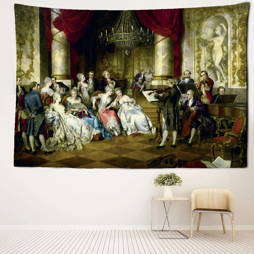 Гобелен в стиле ретро