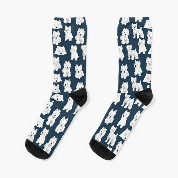 

Westie Crew Socks Mens Knee High Ankle Women Best Black