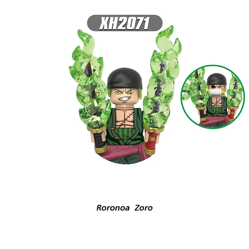 X0357 X0356 Гол Д Роджер японского аниме серии мультфильм строительные блоки