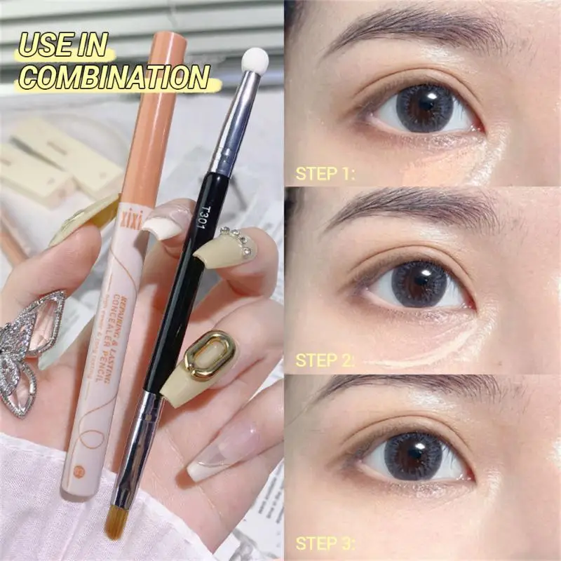 

3color Concealer Pen Face Contour Stick Shadow Pen Facial Waterproof Bronzers Concealer Pencil Matte Finish Face Makeup Cosmetic