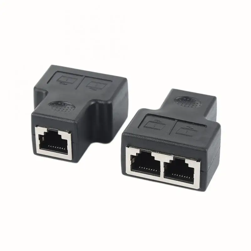 

Разветвитель RJ45, сетевой адаптер с 1 на 2 портами «мама», CAT5/CAT6