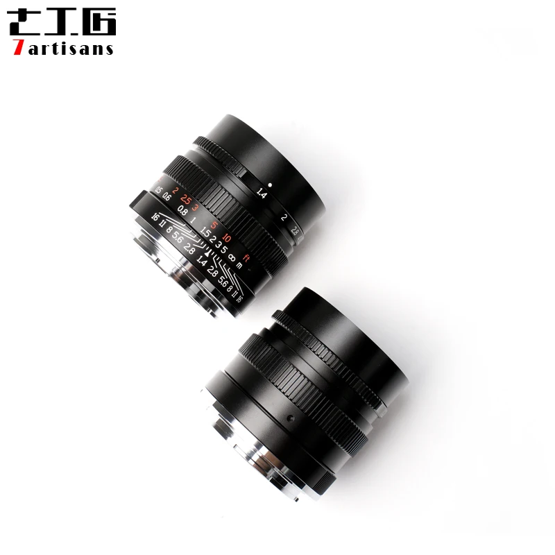 7artisans 35 мм F1.4 Полнокадровый объектив для всех одиночных серий камер E-mount A7 A7II A7R A7RII