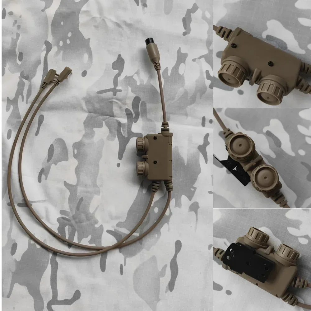 Тактический военный адаптер для страйкбольной стрельбы U94 RAC Dual Comm Ptt NOTO Plug
