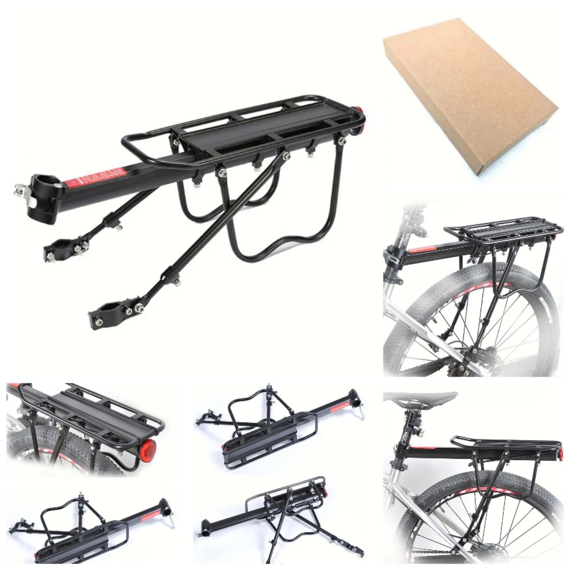 

Cycling Quick Release Bicycle Bike Rear Rack High Strength Aluminum Alloy MTB Bike Bicycle Carrier Holder Luggage Rack