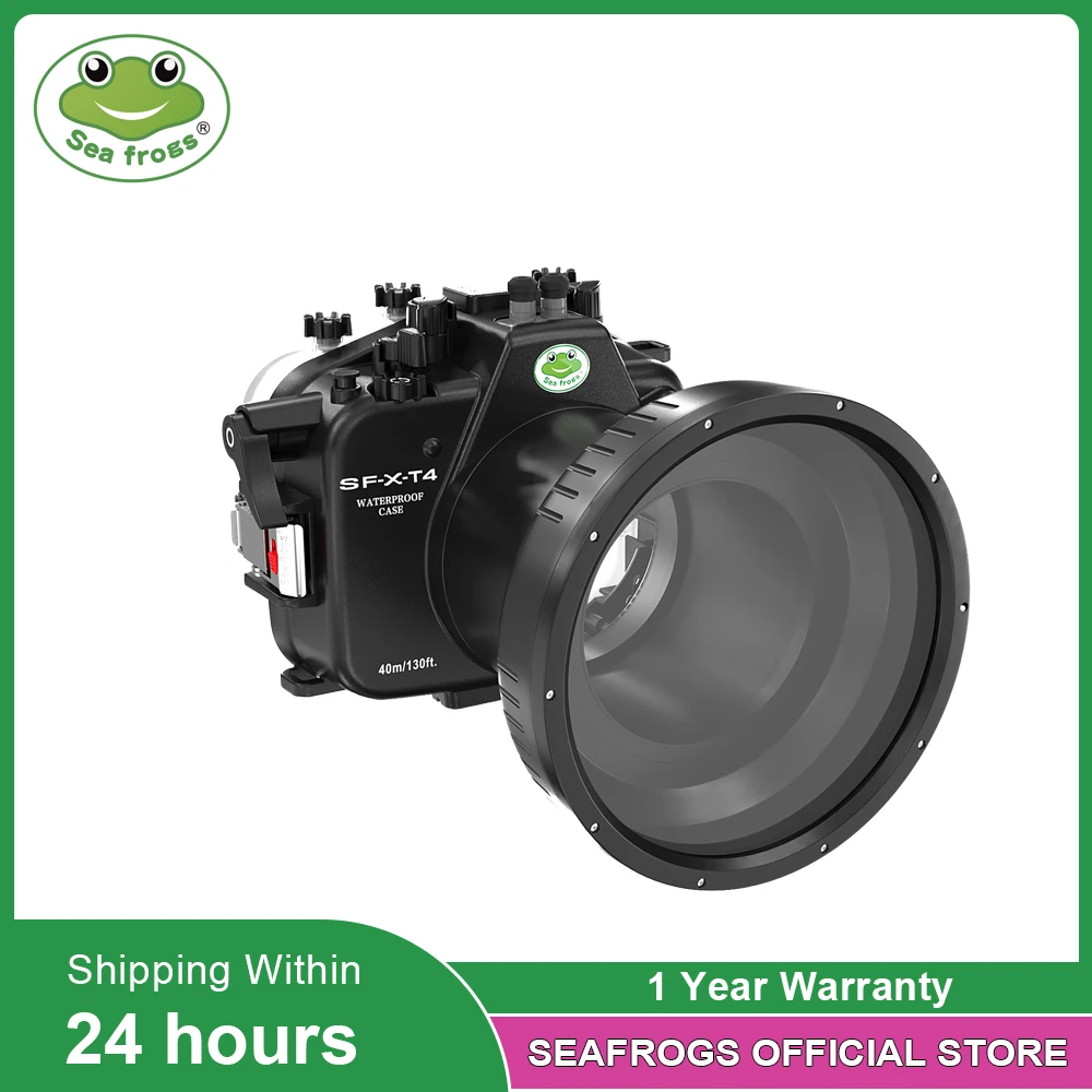 

Seafrogs Underwater Housing For Fujifilm X-T4 Case Cover 130ft Waterproof Boxs Camera Diving Case