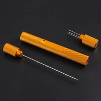 2 in 1 cigar draw enhancer needle tool cigar punch holder cigars drill accessories gift for men
