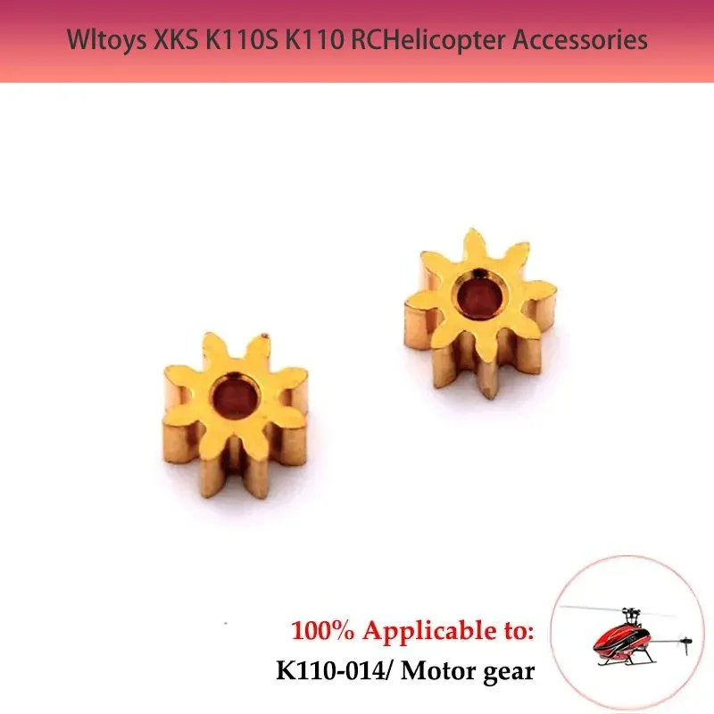 Фото Оригинальные запчасти для радиоуправляемого вертолета WLtoys K110S: лопасти, редуктор, мотор, ESC, роторная головка, хвостовое серво. №5