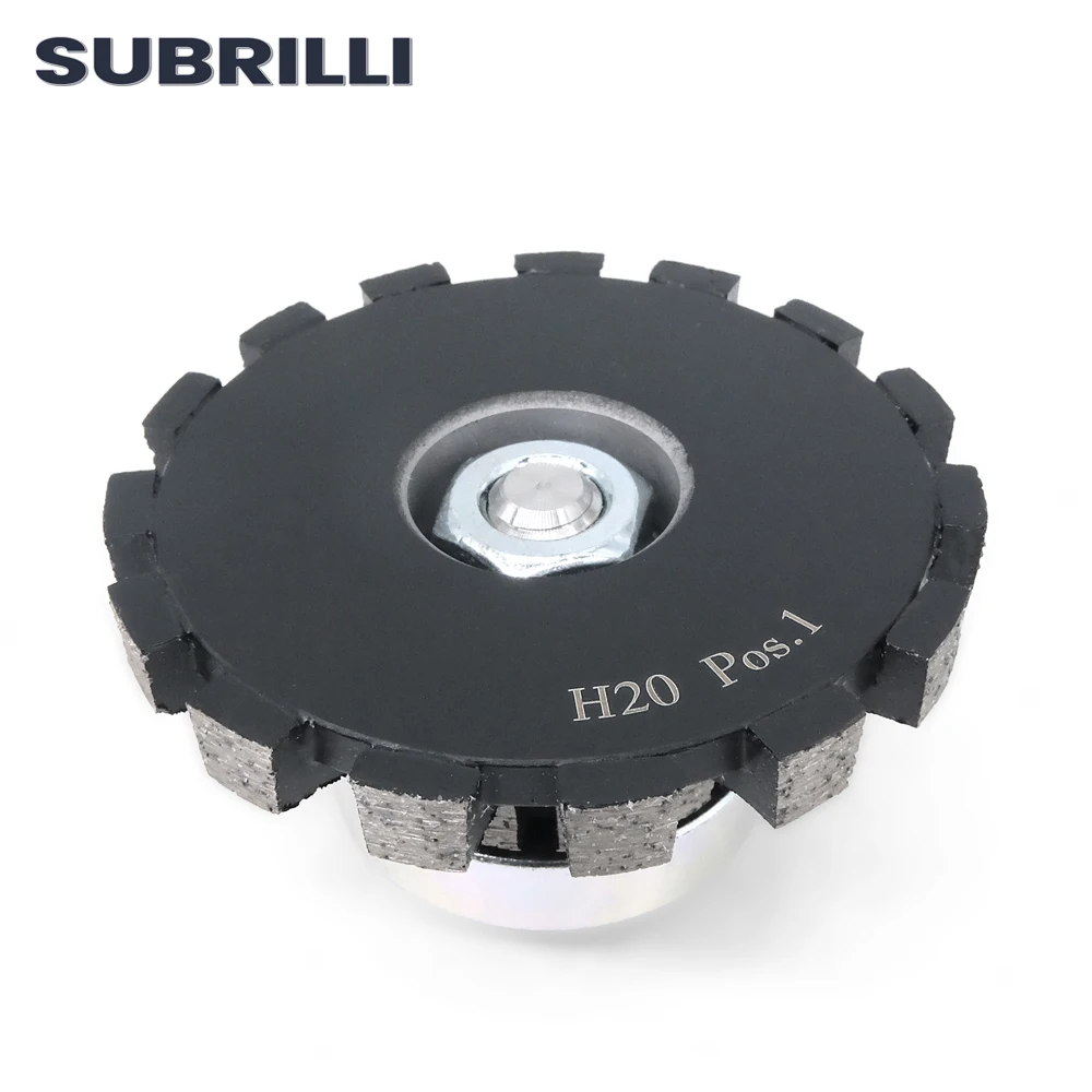 SUBRILLI H20 Алмазный профильный круг, спеченная фреза, резьба M10, для гранита, мрамора, бетона, шлифовальный абразив для кромок (art.: 3920cf2bfc2ed) - 3920cf2bfc2ed