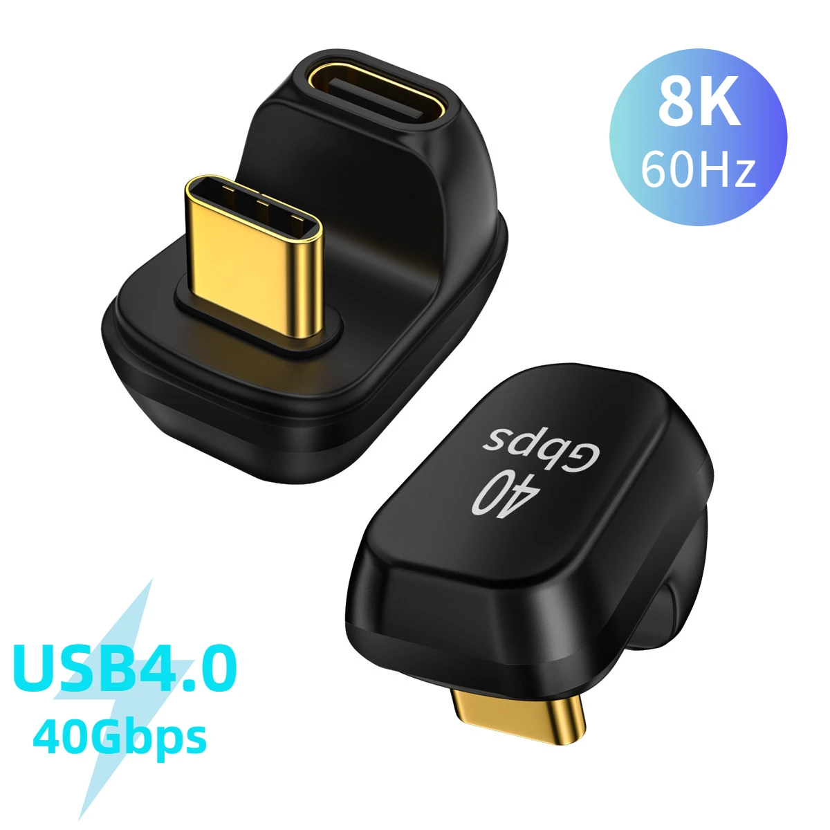

Высокоскоростной адаптер USB 100 Type-c штекер на C гнездо, 40 Гбит/с