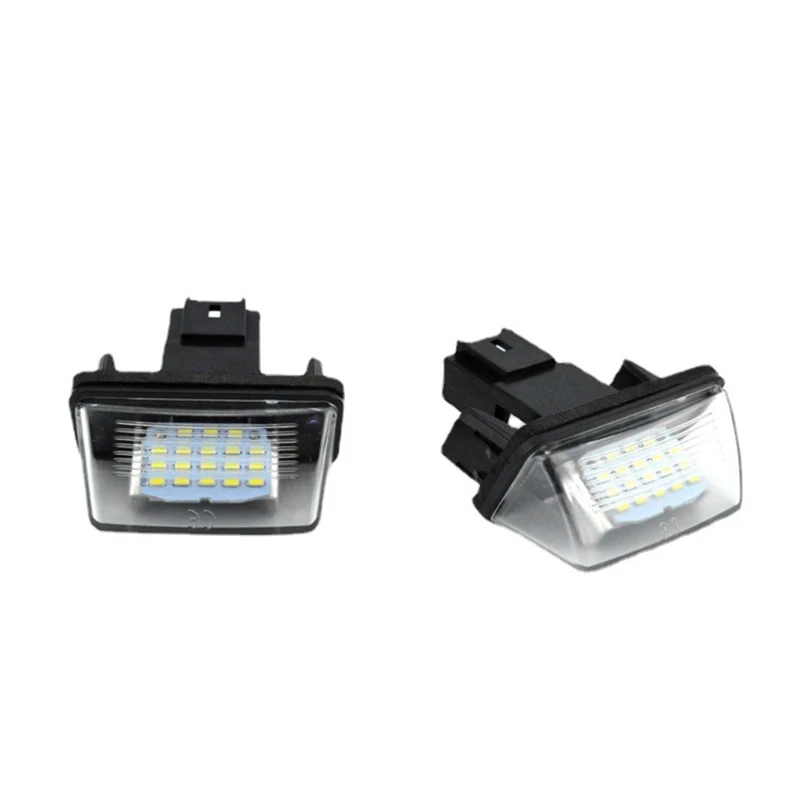 

2Pcs Car LED License Number Plate Light Replacement Lamp 18 License Tag Lamp