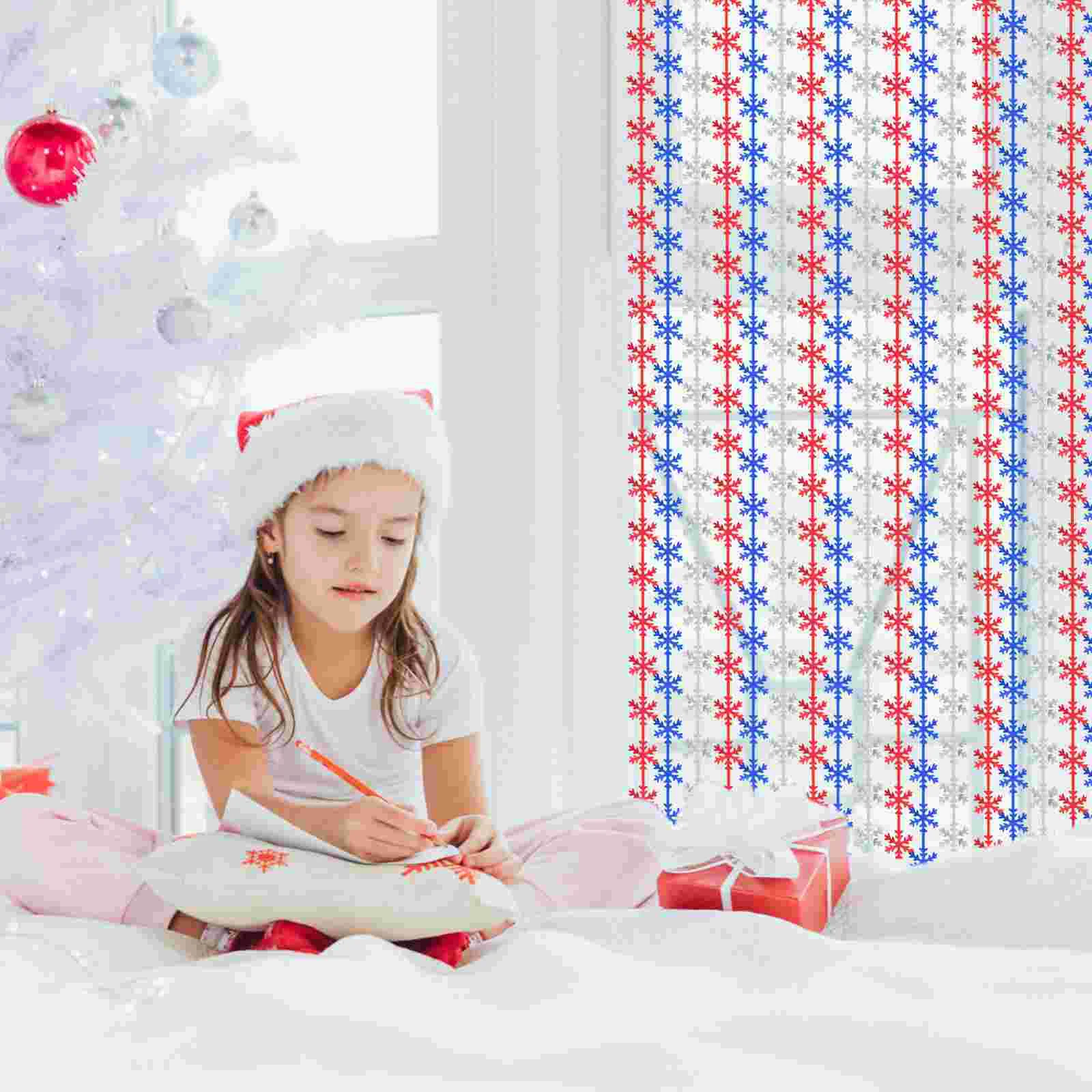 

Оригинальная Реалистичная Изысканная занавеска с бахромой для вечерние чного украшения, Рождественская фотография