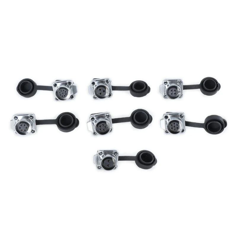 Авиационный разъем LP12 с быстрой винтовой блокировкой и розеткой LP13