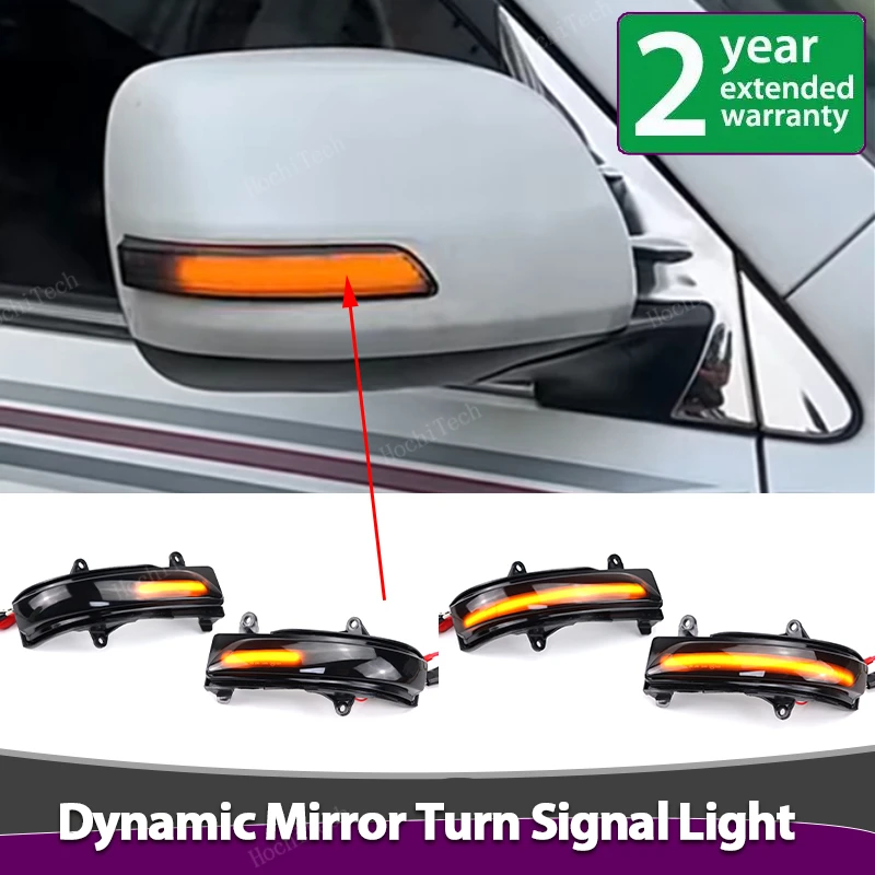 Задний зеркальный динамический поворотный сигнал для Toyota Land Cruiser Prado GRJ150 TRJ150 KDJ150