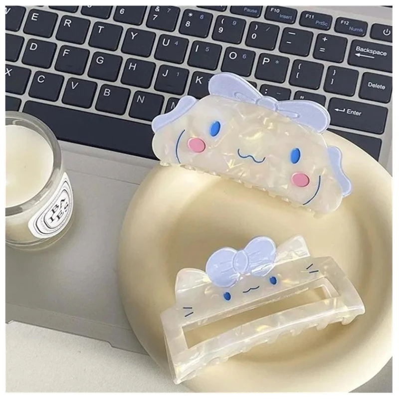 

Sanrio Kawali Cinnamoroll Shark Clip Hair Clip Hair Grabbing Hair Accessories Sweet Ins Cartoon Cute Girl Birthday Gift For Kids