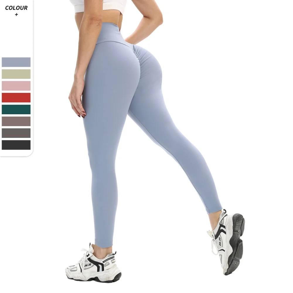 

Women Nude Feeling High Waist Yoga Leggings Ultra Soft Butt Lifting Tummy Control Workout Fitness Pants