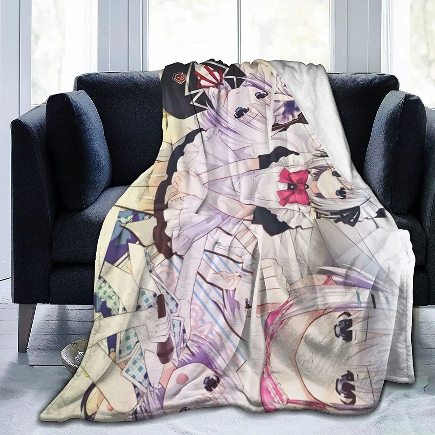 

Origami Tobiichi Fluffy Soft and Comfortable Blanket, Anime Warm Embrace of Sympathy