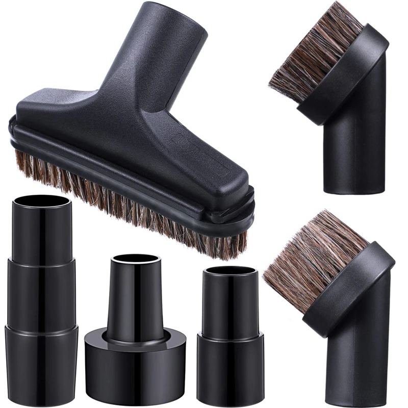 

25Mm And 36Mm Horsehair Round Brush, 5.9-Inch Vacuum Floor Brush, Robot Vacuum Cleaner Universal Accessories Replacement