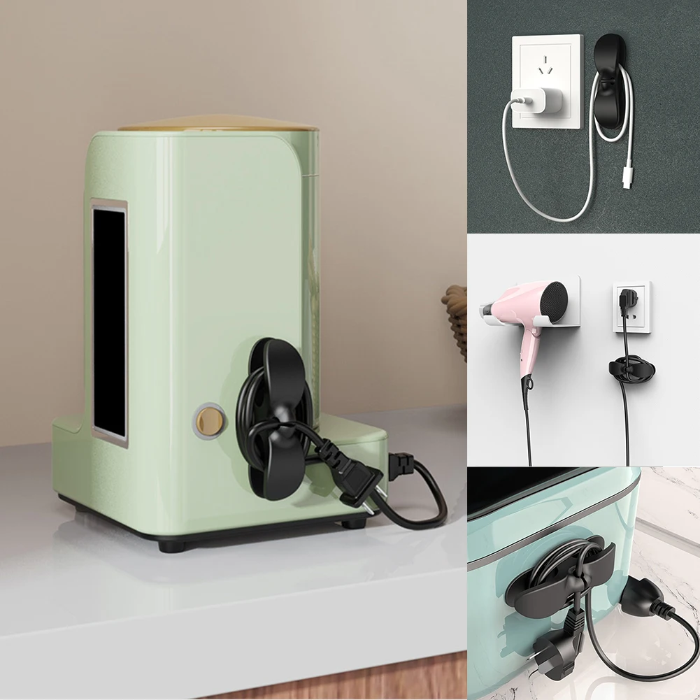 

Универсальный органайзер для кабелей, самоклеящийся мягкий держатель для кабеля для дома, кухни, органайзер для кабелей, термостойкий зажи...