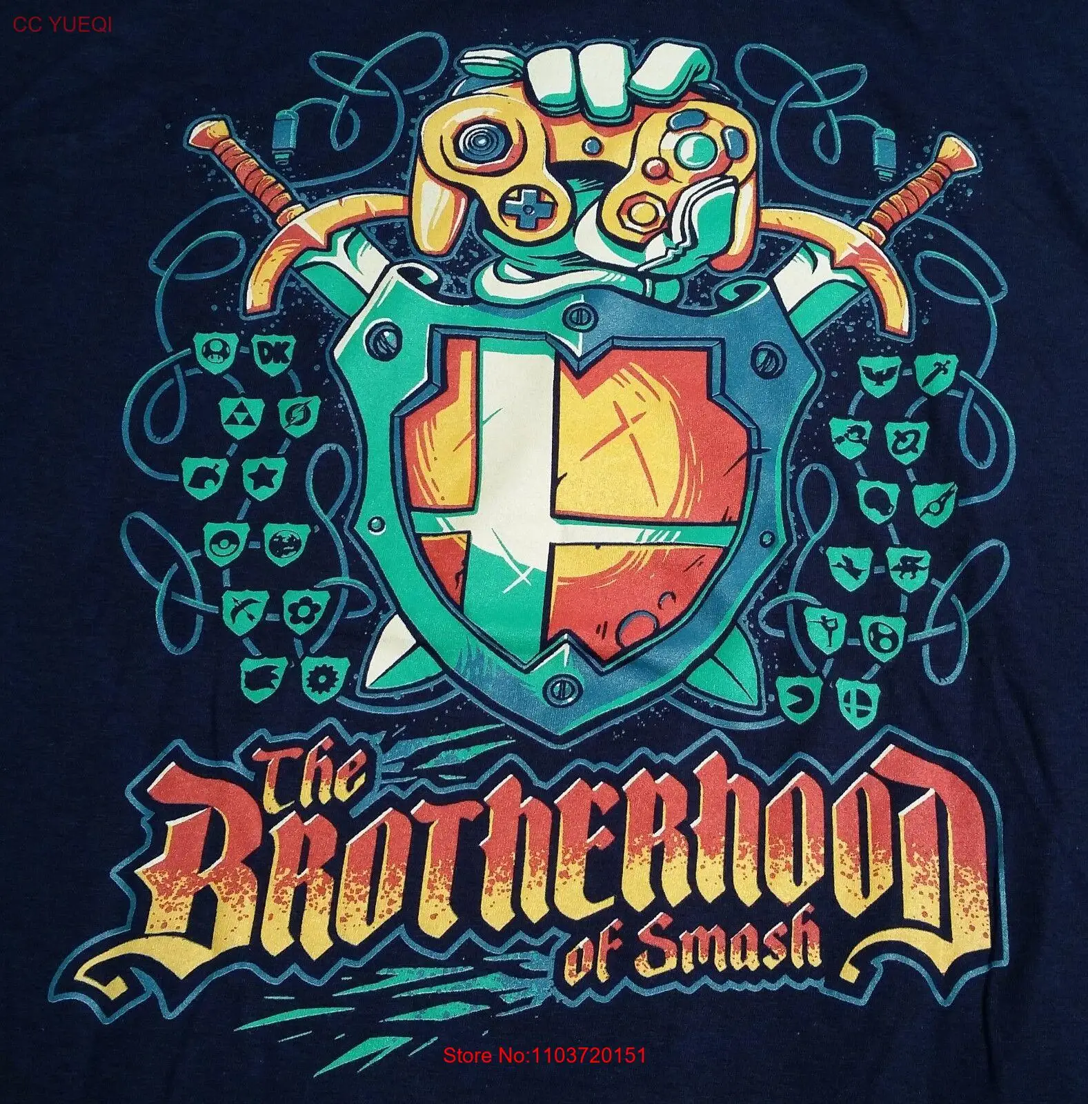 Мужская большая рубашка Brotherhood of Smash Parody Mashup Theyetee