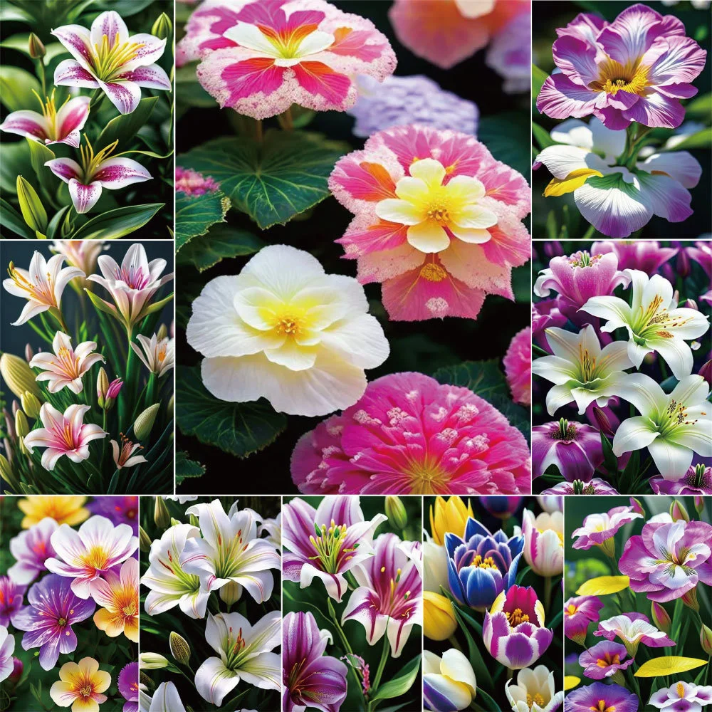 

Набор для рисования по номерам на холсте, 40 х50 цветов