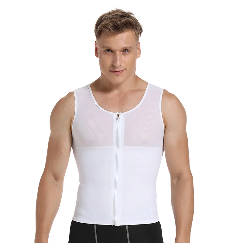 

Формирующее белье для груди, компрессионная нижняя рубашка, скрывающий мужской корсет, утягивающий шейпер, рубашка для облегающего тела, сильная гинекомастия для мужчин