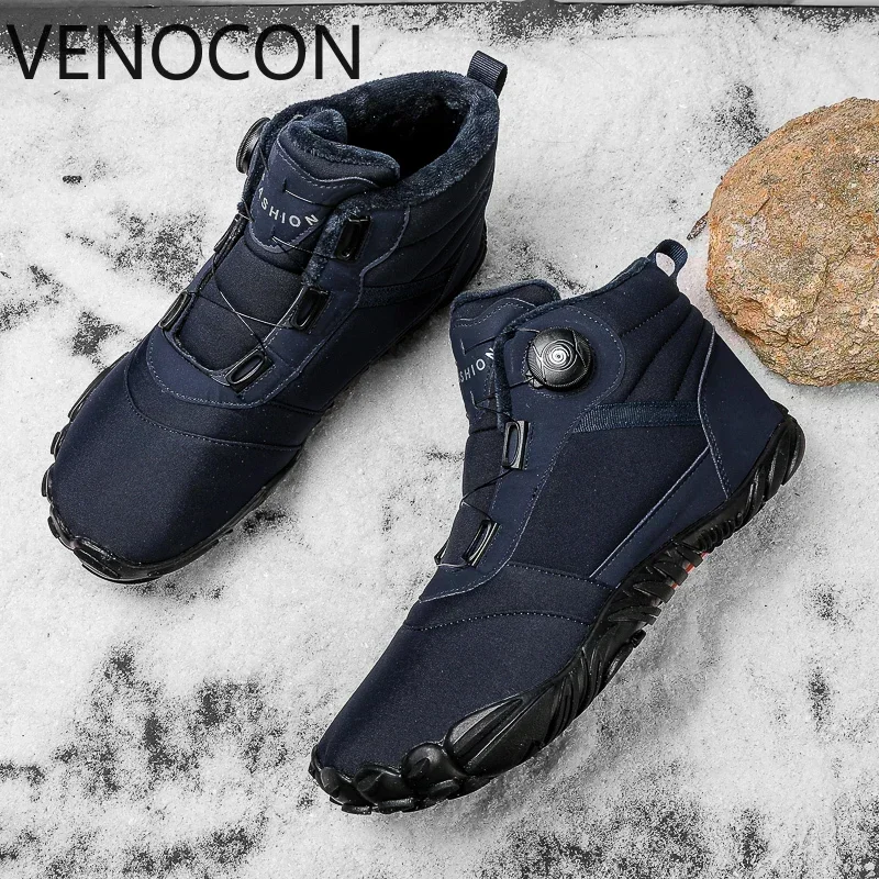 VENOCON минималистичные босоножки с широким носком мужские и женские зимние ботинки