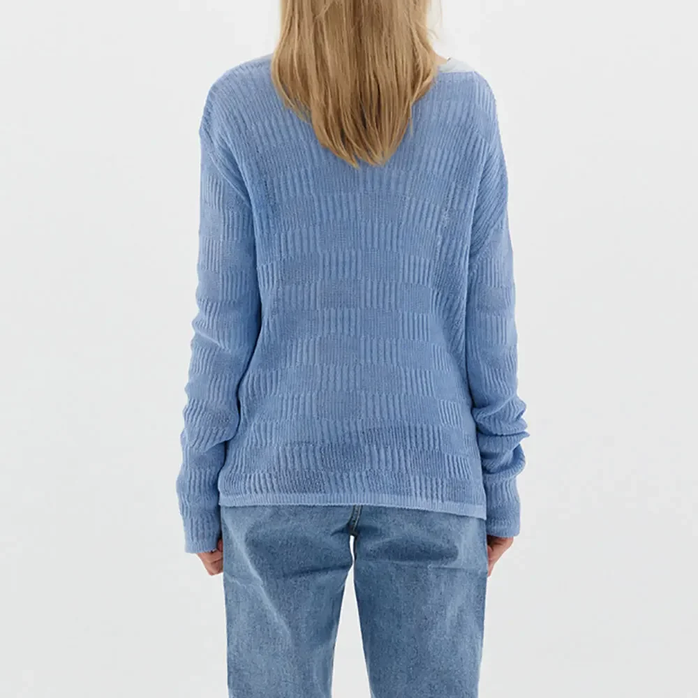 Женский трикотаж L0 * новый весенне-летний повседневный пуловер с круглым вырезом