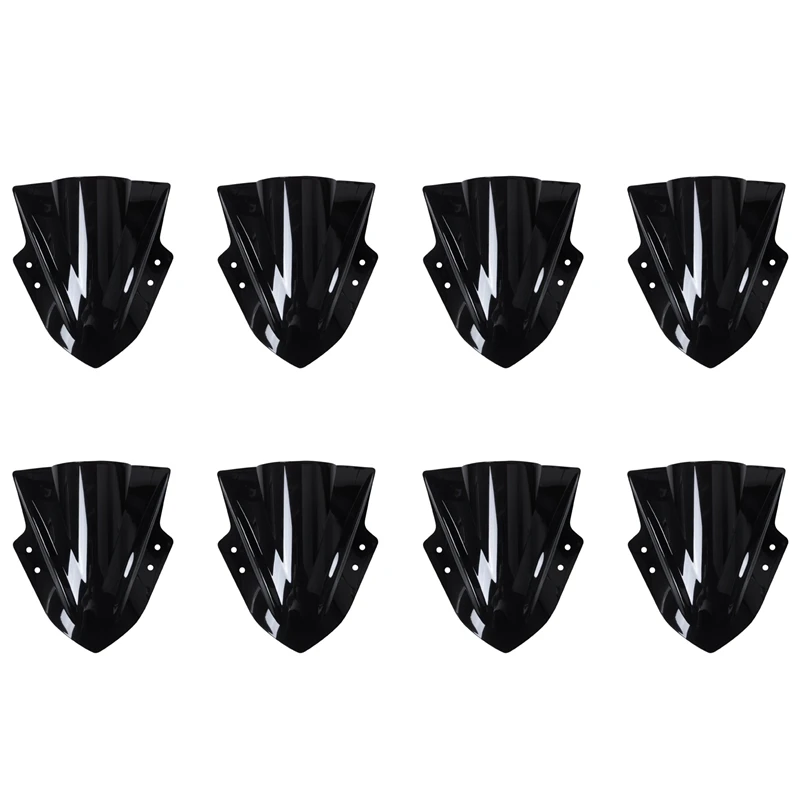 

8X Motorcycle Windshield Windscreen Double Bubble For Kawasaki Ninja 300 EX300 2013-2017 Motorcycle Accessories