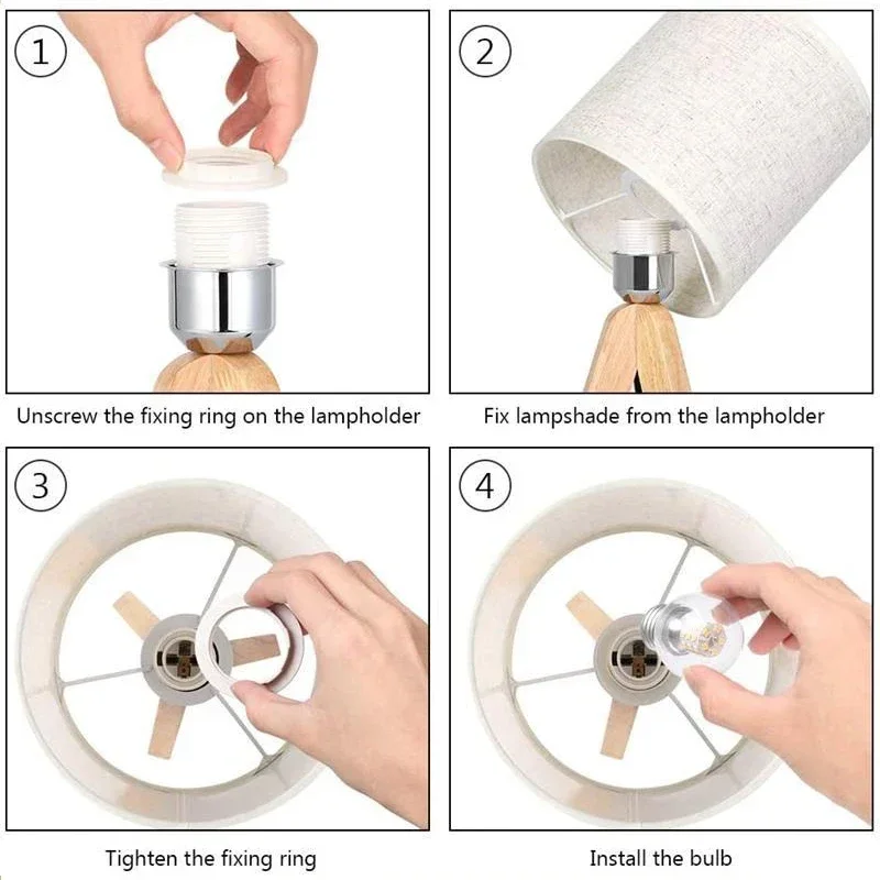 Настольная лампа в скандинавском стиле