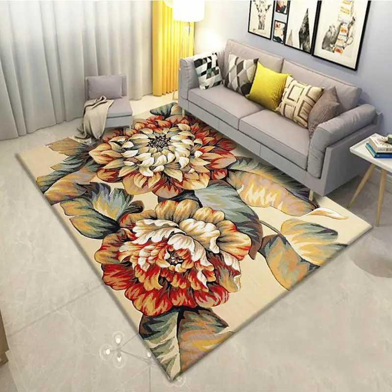 

Modern Minimalist Home Living Room Carpet Bedroom Light Luxury Carpet Floor Mat Can Be Customized And Washable