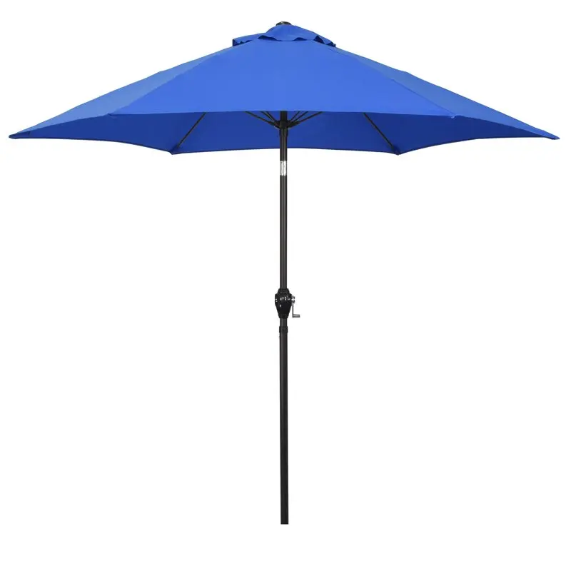 

102" Solid Print Hexagon Market Patio Umbrella with UV Resistant Material