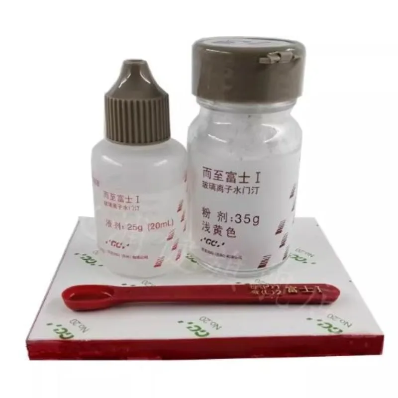 Фото Набор GC FUJ: Стеклоиономерный цемент для профилактики кариеса, защиты зубов, реставрации, полностью керамических виниров и пломбировочных материалов №2