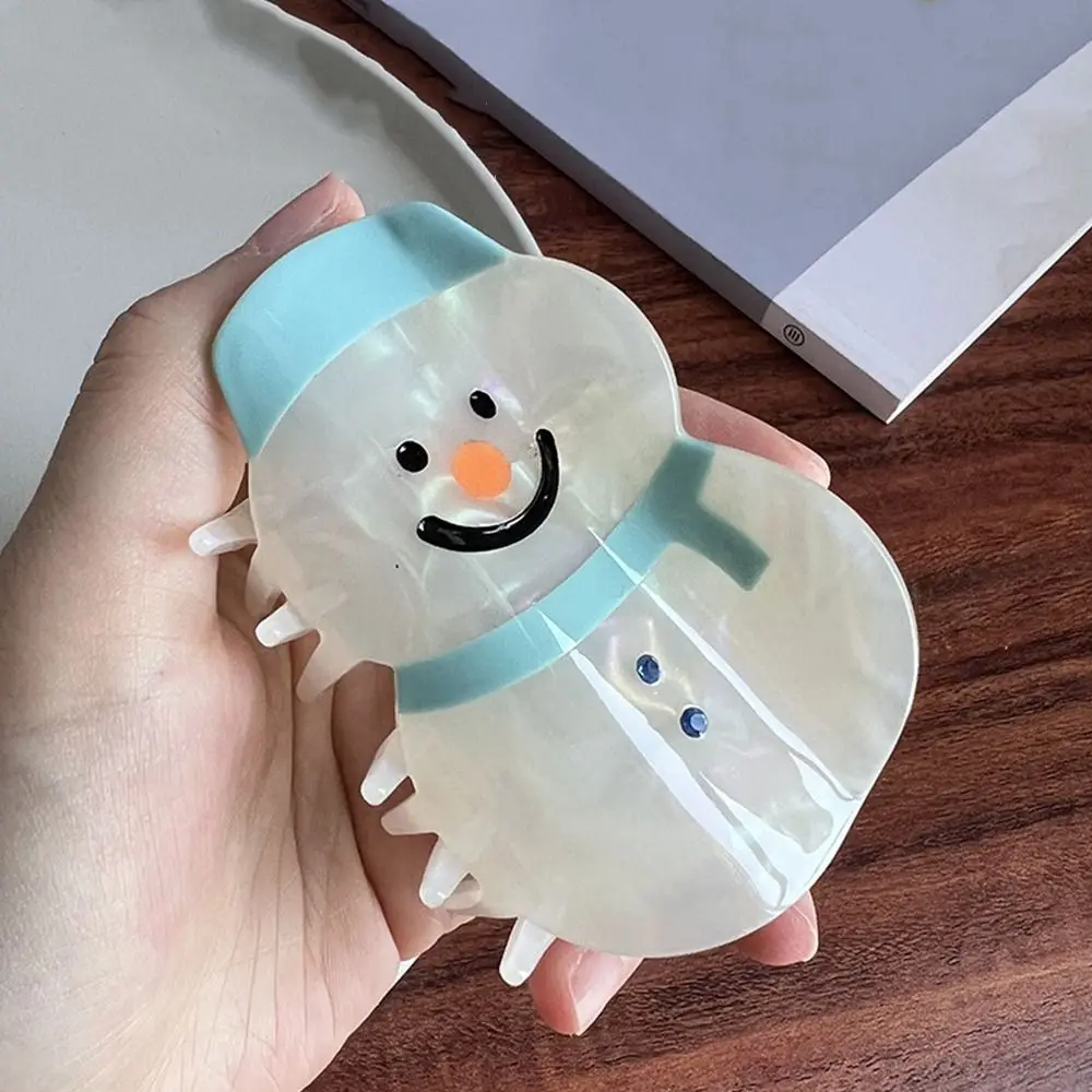 

Корейский Снеговик искусственный коготь волос для женщин и девушек Элегантный U-образный Краб для волос зажим для волос Акула с уксусной кислотой головной убор