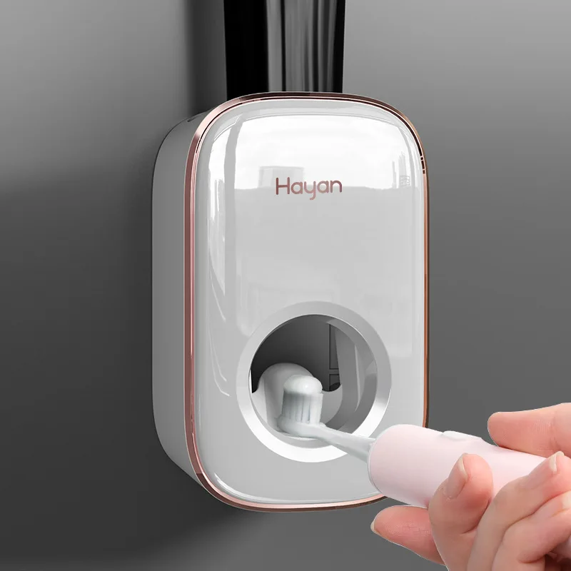 

Toothpaste Dispenser Wall Mounted Bathroom Accessories For Bathroom Toothpaste Squeezer Dispenser Daily Living Squeezing Aids