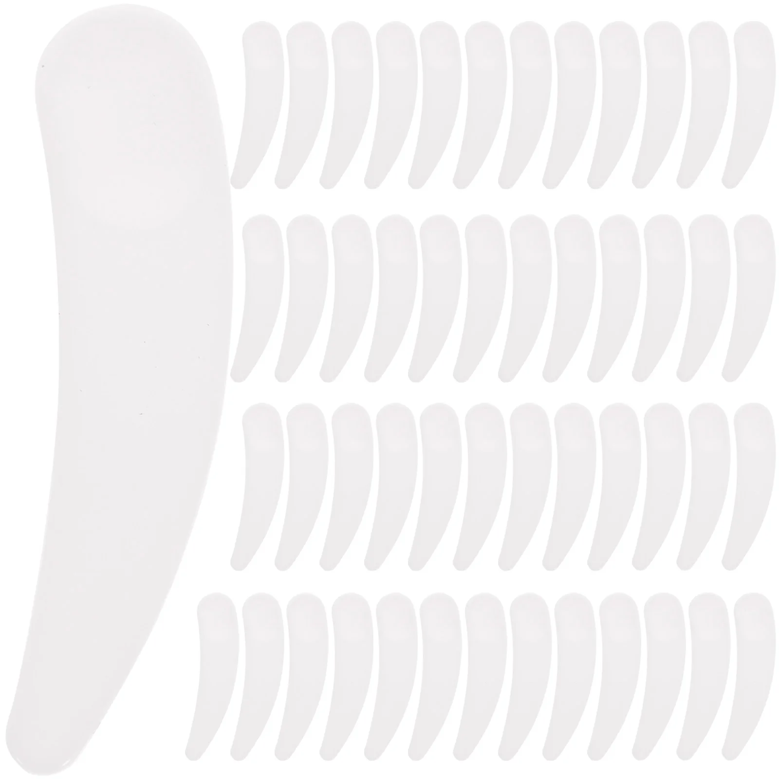

Spatula Makeup Spoonfacial Scoop Mini Spatulas Beauty Stick Creammixingdisposabletools Plasticmasks Curved Scoops Applicator