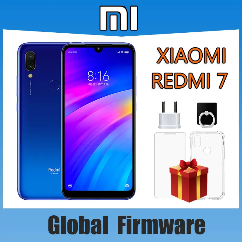 Xiaomi Cellphone Redmi 7Smartphone , Android Phone 4000mAh Fingerprint Snapdragon 632 Global ROM