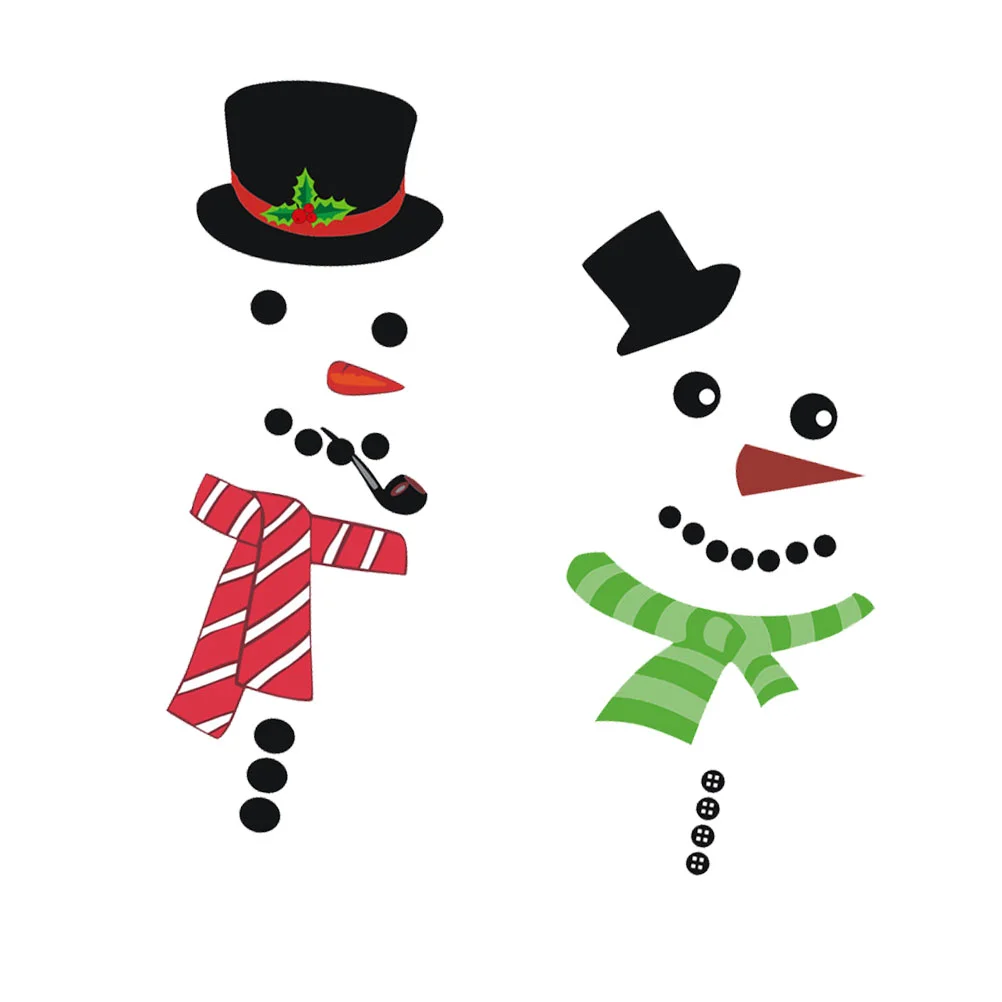 

Christmas Refrigerator Sticker Magnets Snowman Fridge Stickers Wallmagnet Decoration Decal Window Door Garage Decorations Decals
