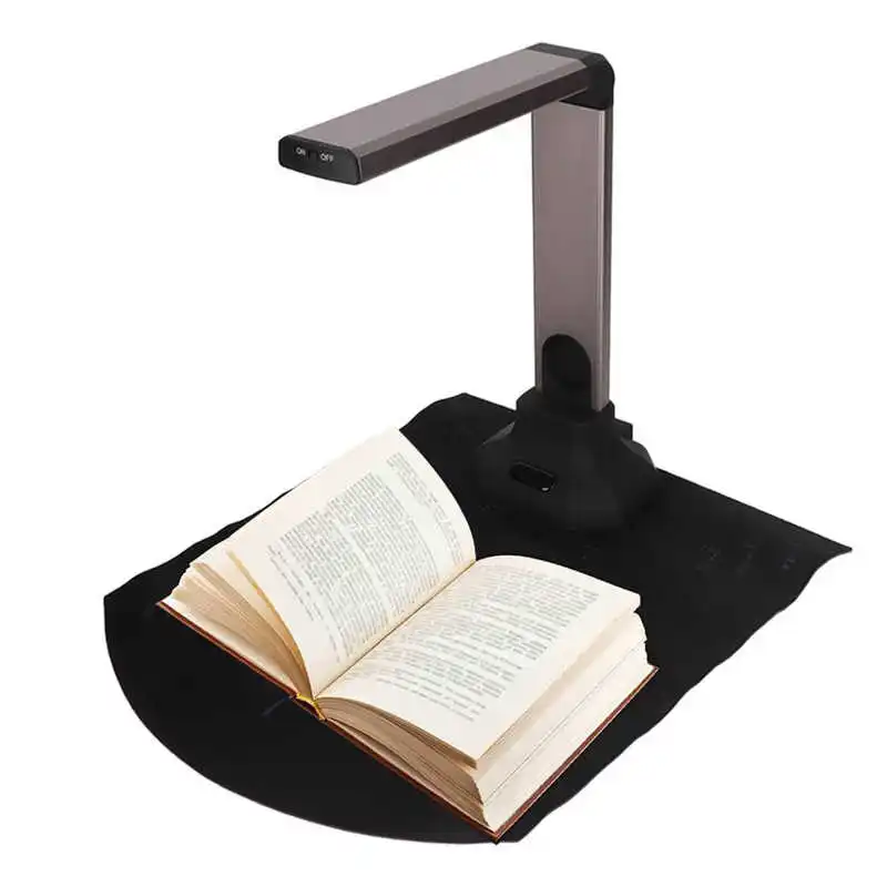 

Document Scanner Camera 12 Million PX 1S Scan HD Book Scanner Portable A4 Format USB Book Scanner with Auto Focusing