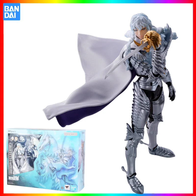 

In Stock Bandai Original S.H. Figuarts SHF Berserk Griffith (Hawk of Light) Action Figure Collectible Model Toys